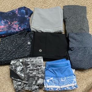 Lululemon shorts bundle 8pcs
